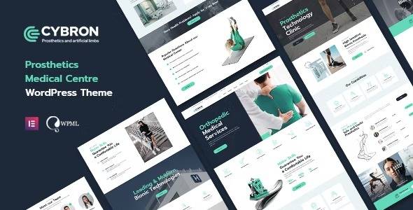 Cybron v1.0.1 – Prosthetics Medical Center WordPress Theme