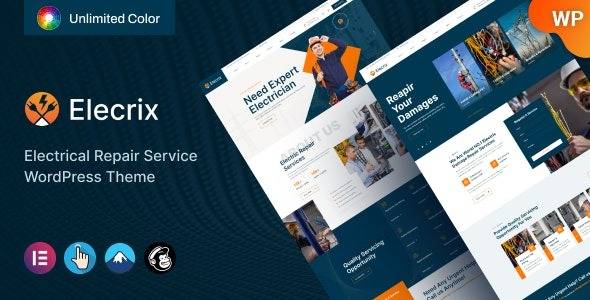 Elecrix v1.0.2 – Electrical Repair Services WordPress Theme