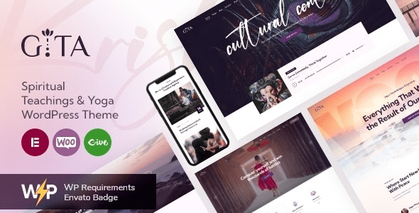 Gita v1.1.0 – Spiritual Teachings & Yoga WordPress Theme