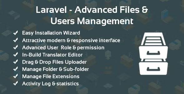 Laravel v2.0.2 – Advanced Files & Users Management