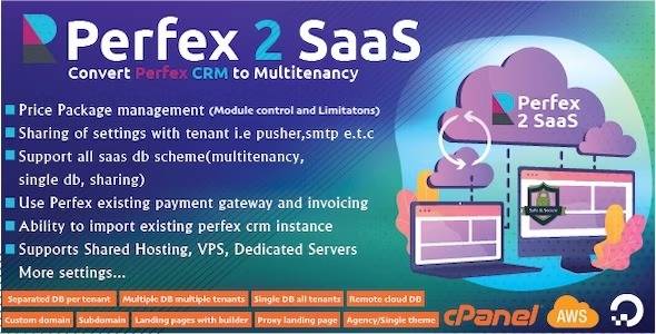 Perfex CRM SaaS Module v0.1.2 – Transform Your Perfex CRM into a Powerful Multi-Tenancy Solution