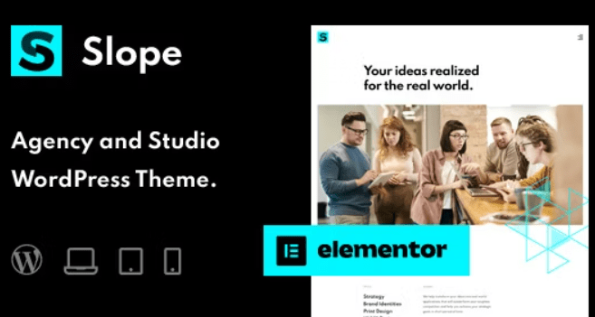 Slope v1.0.9 – Agency & Studio WordPress Theme