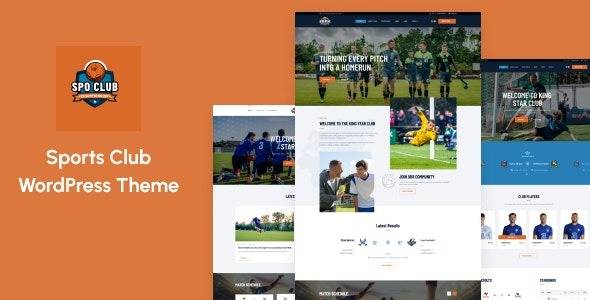 SpoClub v1.0.4 – Sports Club WordPress Theme