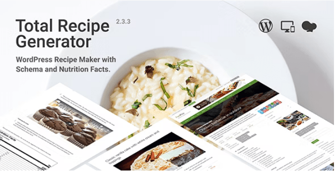 Total Recipe Generator v2.5.0 – WordPress Recipe Maker with Schema and Nutrition Facts