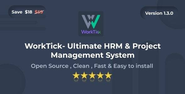 WorkTick v1.3 – HRM & Project Management