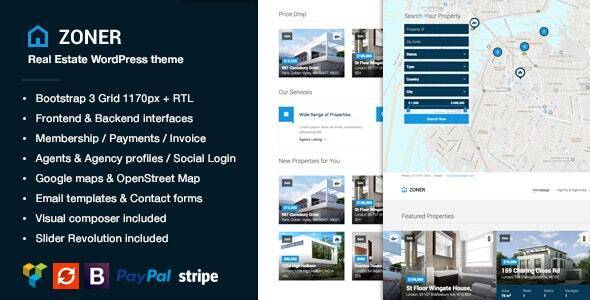 Zoner v4.2 – Real Estate WordPress Theme