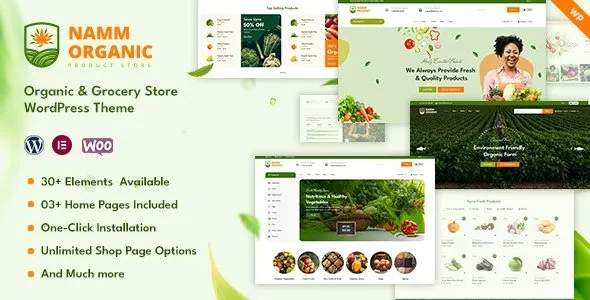 Namm v1.0.4 – Grocery Shop WordPress Theme