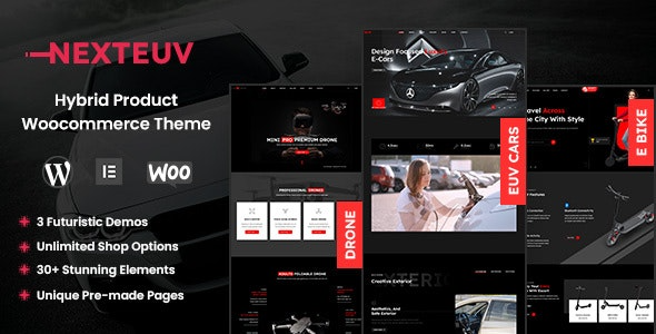 NextEuv v1.0.3 – EV Shop, Single Product Store