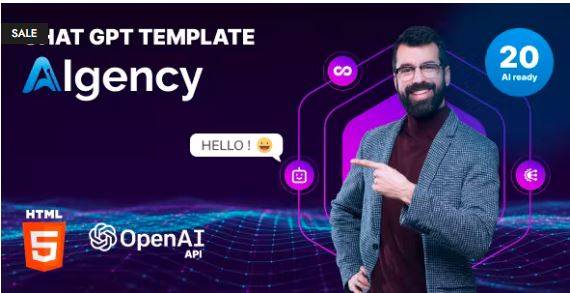 AI Chat GPT OpenAI – AIgency (v1.0.0) SAAS and HTML 5 version