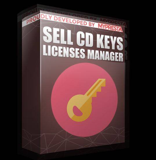 Prestashop Sell CDKeys / License keys [MYPRESTA]