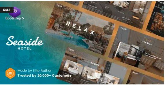 Seaside Hotel Booking WordPress Theme