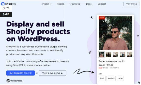 ShopWP Pro v8.2.8 – Sale Shopify Products on WordPress