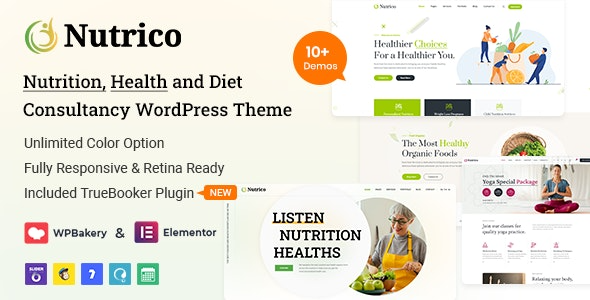 Nutrico v5.3 – Nutrition Health Services WordPress Theme