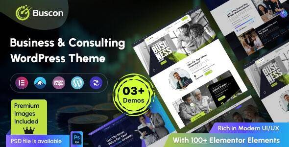 Buscon v1.0.1 – Consulting Business WordPress Theme