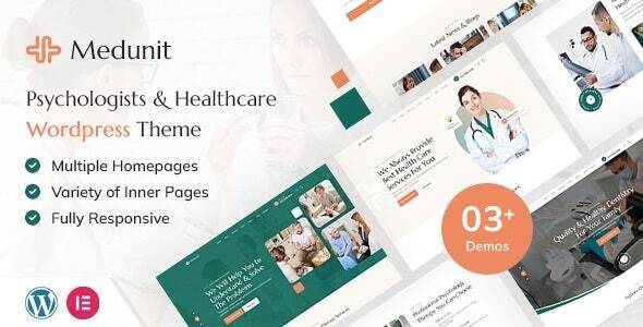 Medunit v1.0 – Psychology & Health Care WordPress Theme